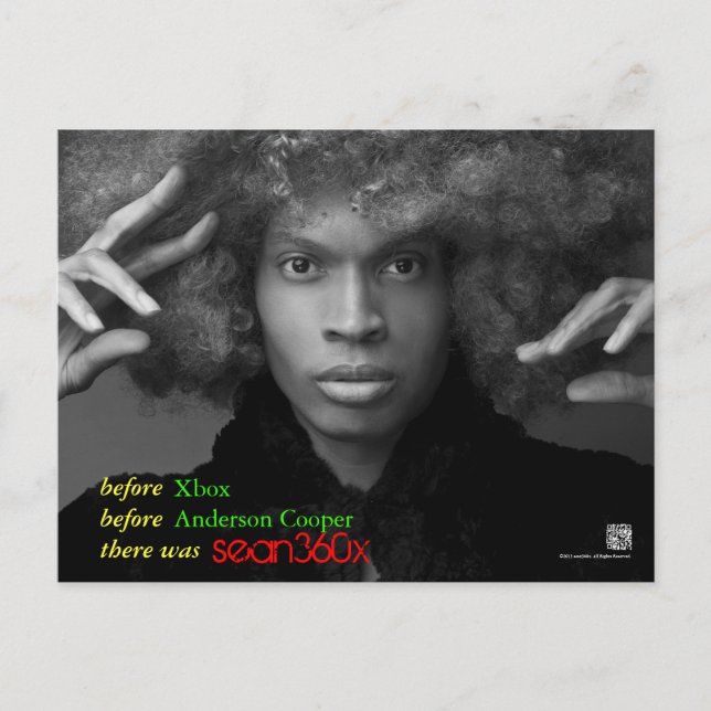 Postal O cartão sean360x lá era (Frente)