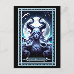 Postal O Cartão Tarot Succubus