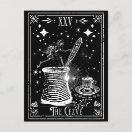 Postal O Cartão Turco de Café Cezve