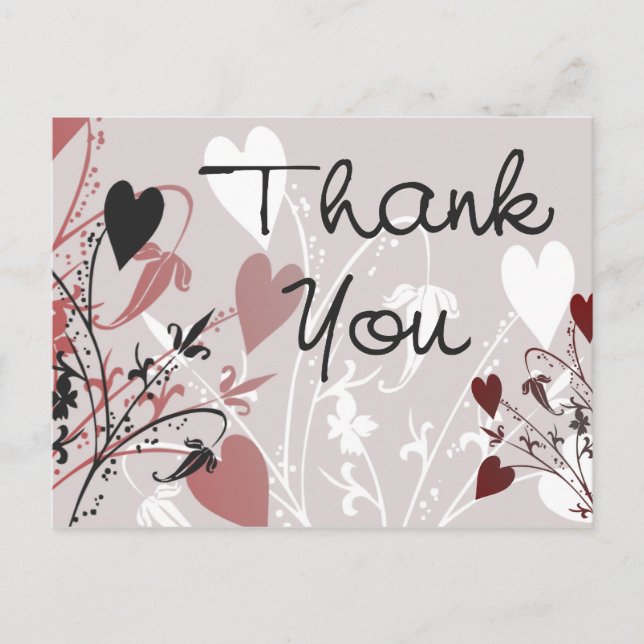 Postal O coração floresce cartão (Frente)