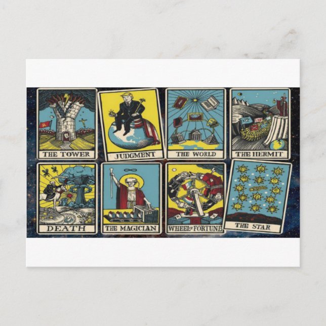 POSTAL O JOGO DO CARTÃO ILLUMINATI (Frente)