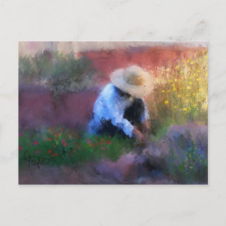 Postal O ouro ilumina o cartão