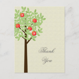 Postal Obrigado de casamento, seu cartão postal. Primaver