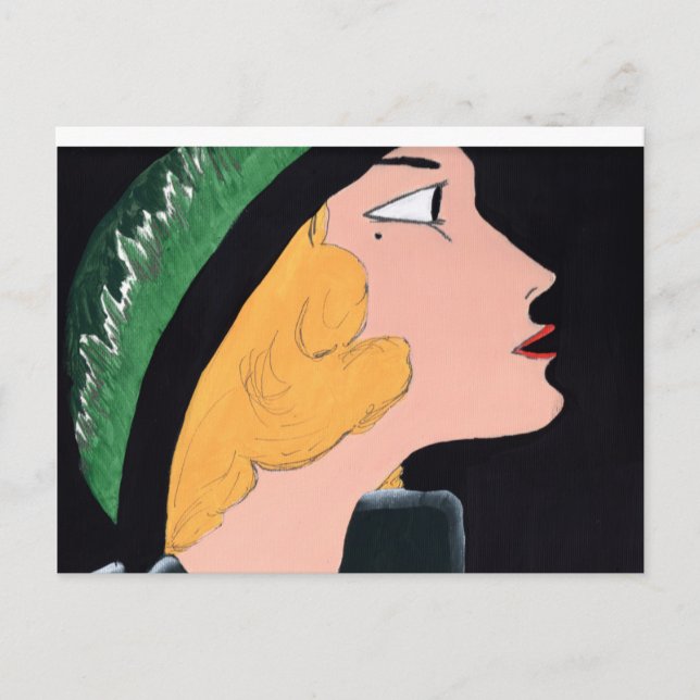 Postal Obteve o cartão do olhar (Frente)