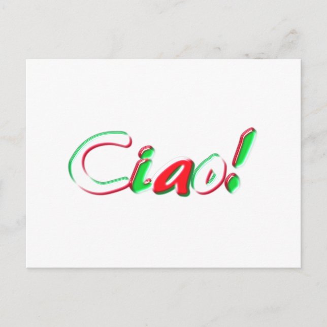 Postal Olá! cartão (Frente)