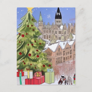 Postal Ottawa Ontario no cartão de Natal