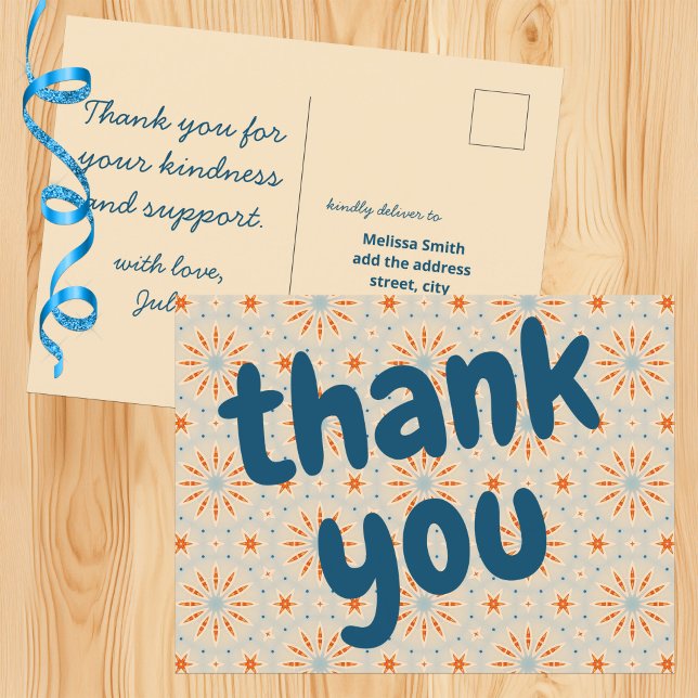 Postal Padrão Inspirado em Fogos de Artifício Cartão Post (Criador carregado)