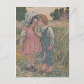 Postal Pão de Betsy Ross que anuncia o cartão de Georgey