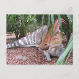 Postal Parasaurolophus - Dinossauro - Cartão de Aprendiza