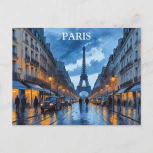 Postal Paris Turismo Viagem Antiga Adicionar Cartão Posta