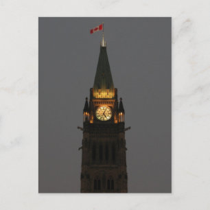 Postal Parlamento Edifícios Ottawa - Cartão de Posto