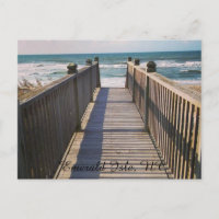 Passeio à beira mar ao cartão da praia