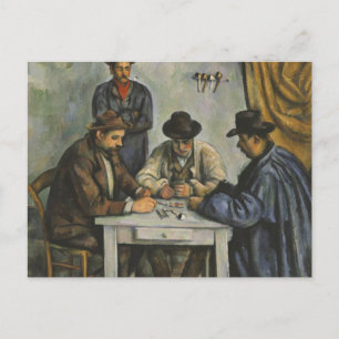 Postal Paul Cezanne - Os Jogadores De Cartão
