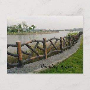 Postal Pensamento do cartão de Paquistão do you_Lake