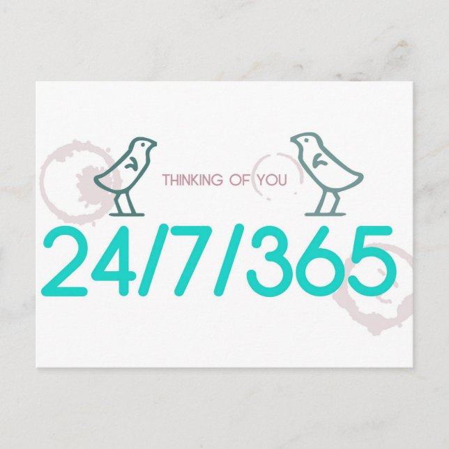 Postal Pensando no seu cartão (Frente)