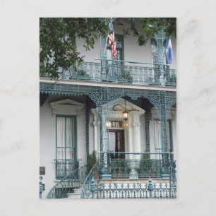 Postal Pensão da casa de John Rutledge, cartão do SC de