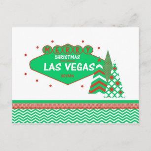Postal Personalize seu próprio cartão de Natal de Las Veg