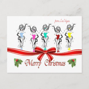 Postal Personalize seu próprio cartão de Natal Las Vegas