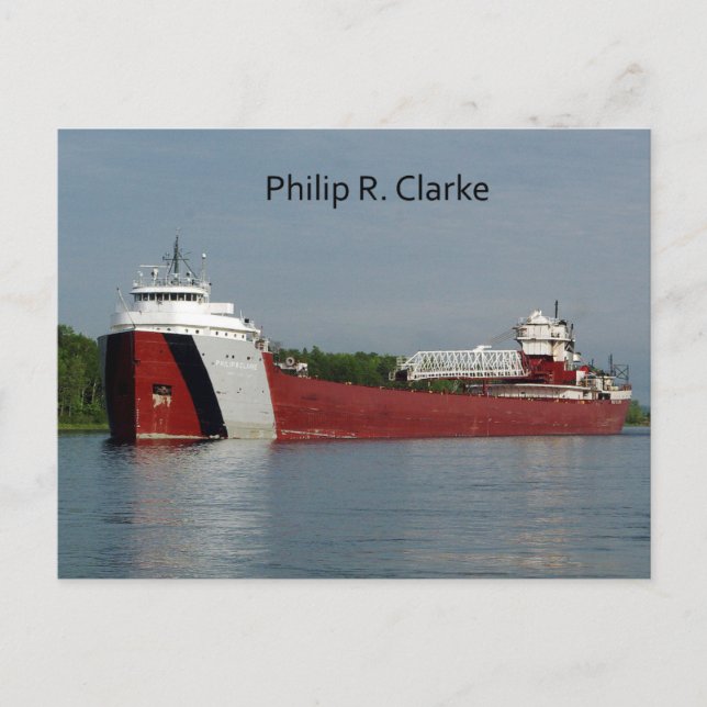 Postal Philip R. Clarke Cartão de Posto (Frente)