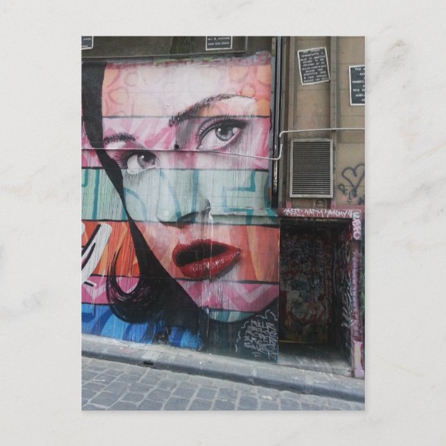 Postal Pista urbana do Hosier do cartão da arte dos (Frente)