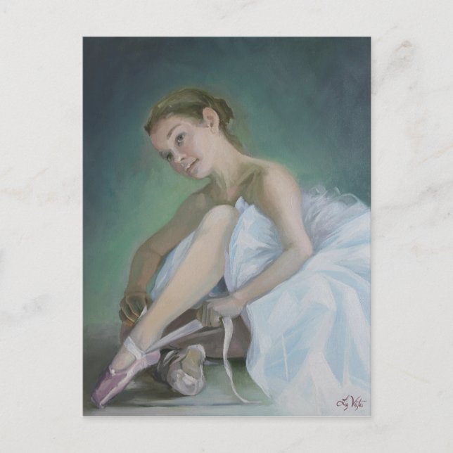 Postal Prima Ballerina Cartão (Frente)