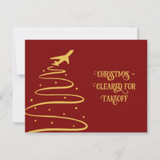 Postal Pronto para Natal para Cartão de Descolagem