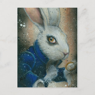 Postal Rabbit de Alice no País das Maravilhas - Cartão 