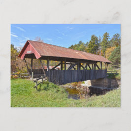 Postal Randall Covered Bridge, Lyndon, Vermont Cartão Pos