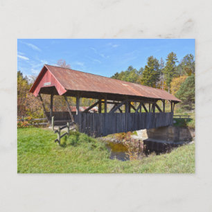 Postal Randall Covered Bridge, Lyndon, Vermont Cartão Pos