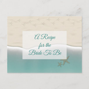 Postal Receita do Cartão de Receita de Casamento de Noiv