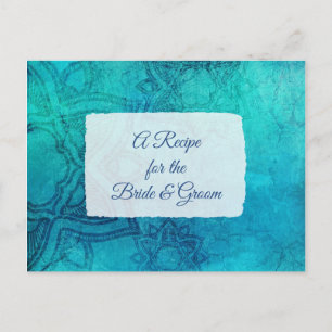 Postal Receita do Cartão de Receita de Casamento de Noiv