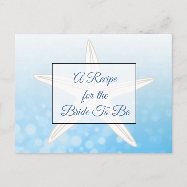 Postal Receita do Cartão de Receita de Casamento de Noiva (Frente)