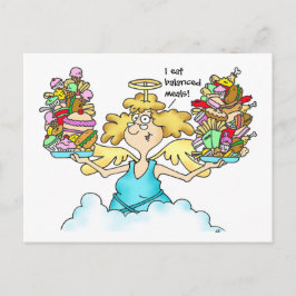 Postal Refeições equilibradas do cartão #8 da dieta do