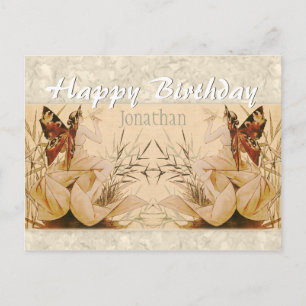 Postal Riquer Winged Ninfh CC0528 Cartão de Aniversário