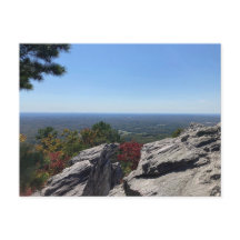 Rocha do Lobo, Hanging Rock State Park, NC Cartão 