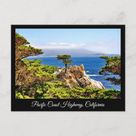 POSTAL RODOVIA DA COSTA DO PACÍFICO CALIFÓRNIA CARTÃO POS