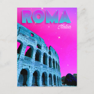 Postal Roma, Itália - Roma, Itália - Coliseu Cartão Posta