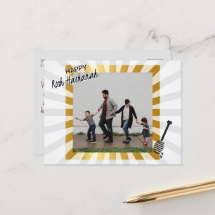 Postal Rosh Hashanah Foto Posta Cartão Judeu Ano Novo