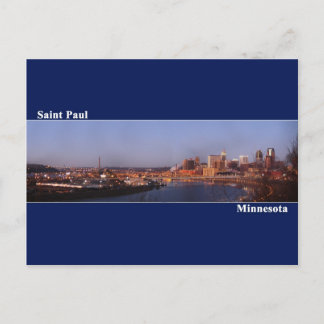 Postal Santo Paul, Cartão de Posto Minnesota (Azul Escuro
