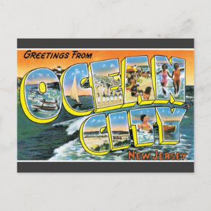 Postal Saudações Ocean City, New Jersey - Cartão posta