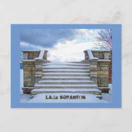 Postal Scranton PA-Lago Scranton Cartão Postal-Lookout