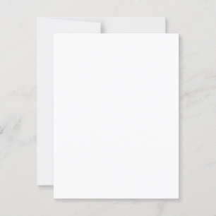 Postal Semi-Gloss 4,25" x 5,6" Cartão de Agradecimento de