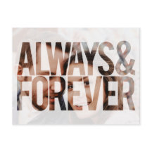 Sempre & Para Sempre Tipo de Foto Salve o Cartão P