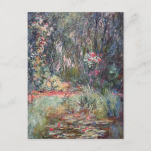 Postal Série de Lírios de Água por Claude Monet Cartão Po