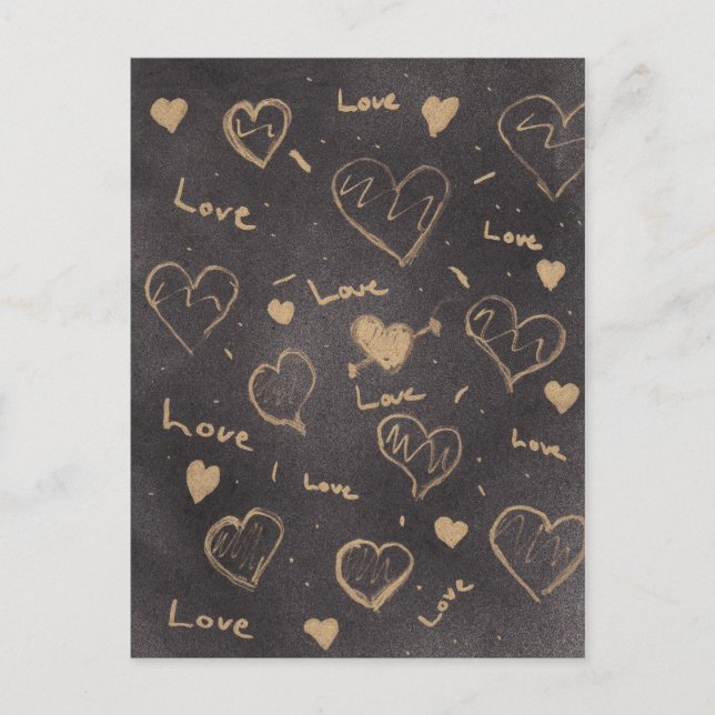 Postal Série do amor do cartão (Frente)