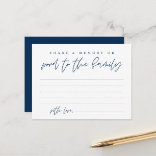 Postal Serviço Funerário, Compartilhe uma memória, Cartão