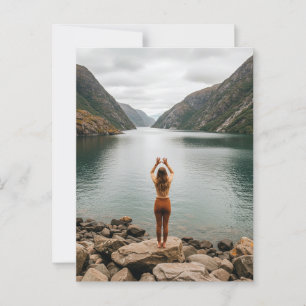 Postal Seu próprio Cartão de Saudação Personalizado de Fo