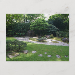 Postal SF Japonês Tea Garden Zen Garden nº 2 Cartão po