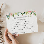 Postal Simples Folhagem Verde Cartão de Aviso de Casament<br><div class="desc">Este simples cartão de conselho de casamento floral verde é perfeito para um casamento tropical. A design apresenta rosas brancos, cor-de-rosa e pincéis pintados à mão, embutidos em folhagem verde, inspiradora beleza artística. Estas cartas são perfeitas para um casamento, chá de panela, chá de fraldas, festa de formatura e muito...</div>
