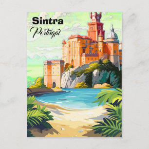 Postal Sintra Portugal Viagem Arte de Cartão Postal, Sint